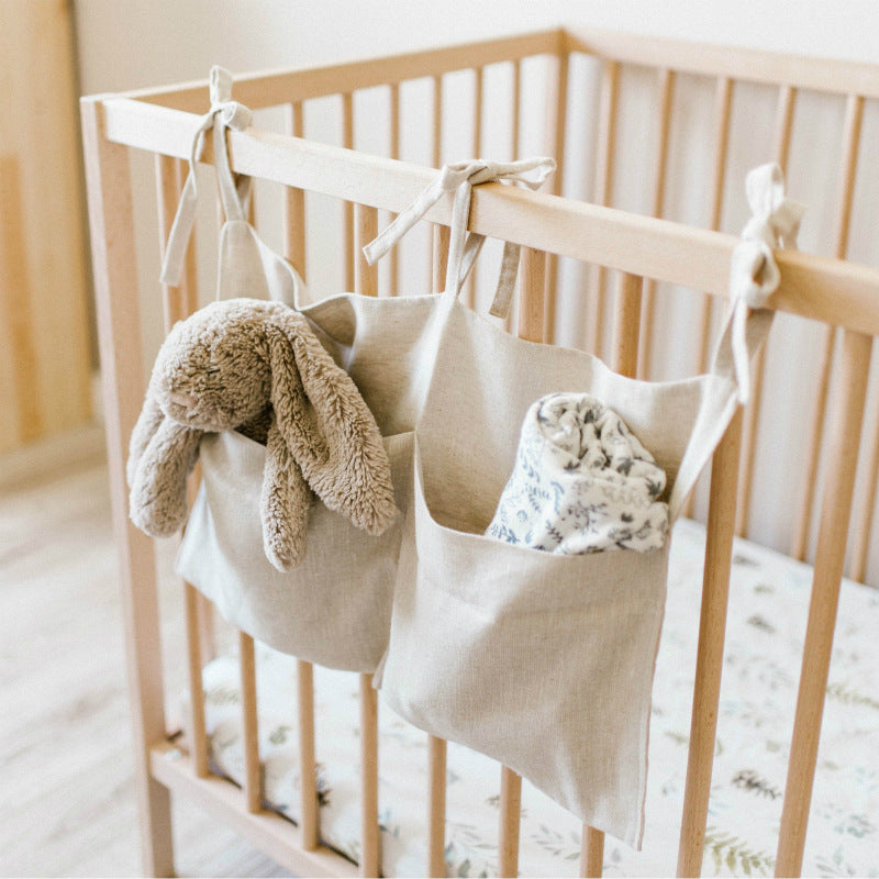 Linen Baby Hanging Bag