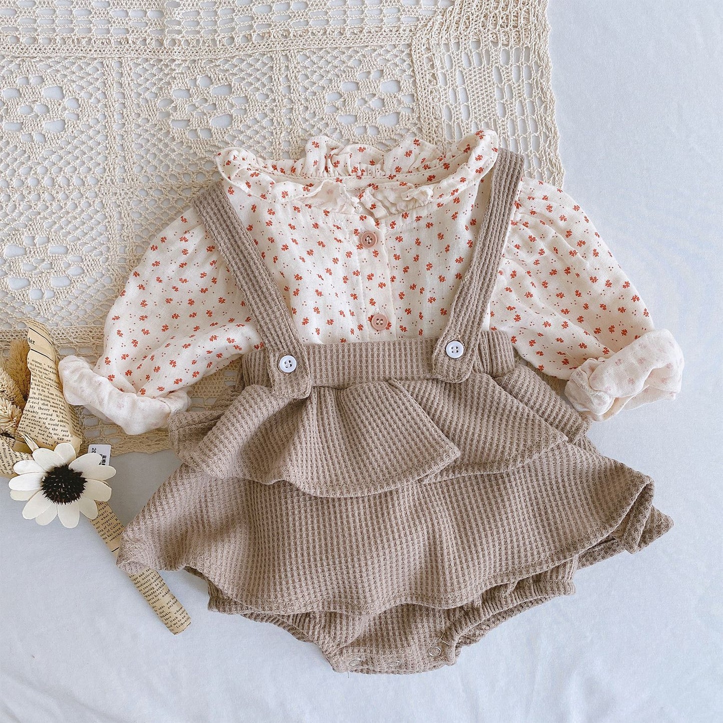 Fall Baby Girl Shirt and Skirt