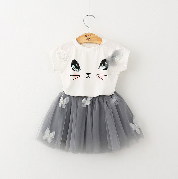 Girls Kitty Dress
