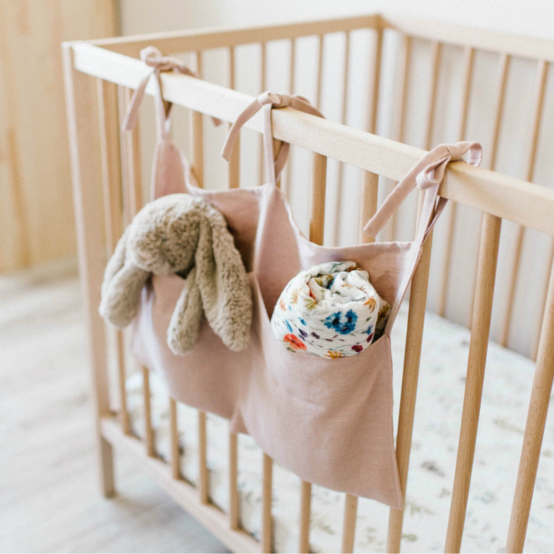 Linen Baby Hanging Bag