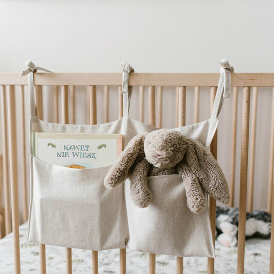 Linen Baby Hanging Bag