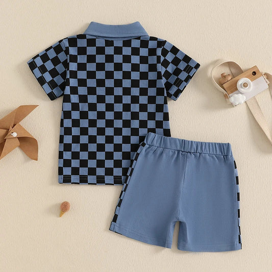 Boys Gingham Set