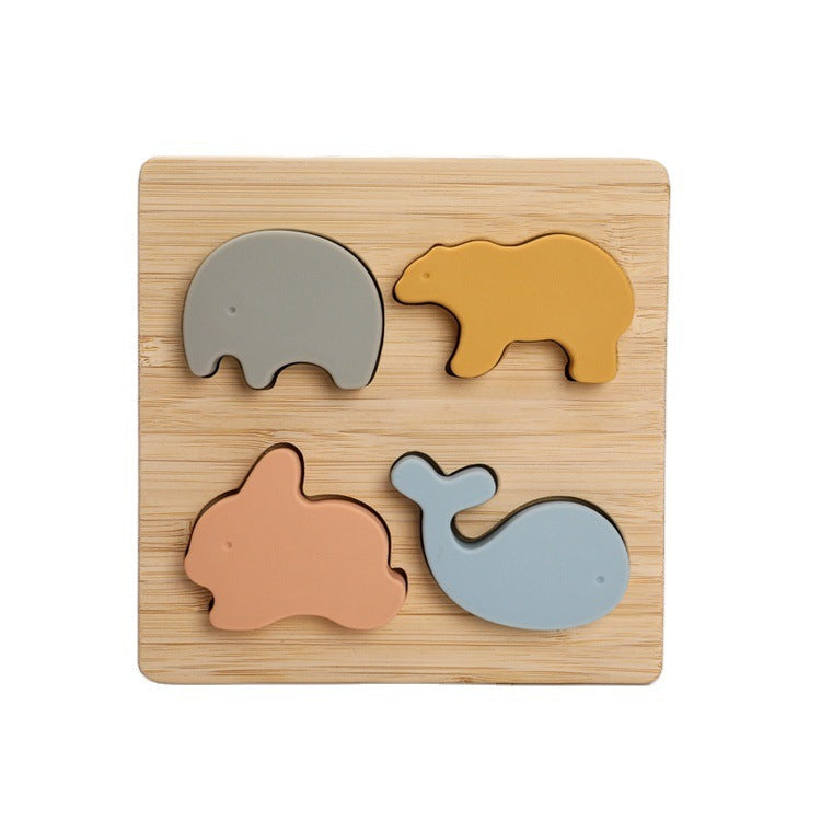 Silicone Animal Puzzle Toy