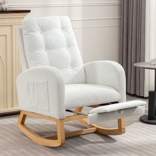The Grace - Rocking Chair With Footrest