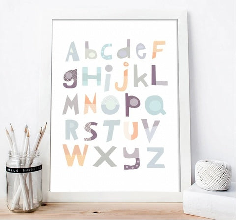Alphabet Nursery Wall Art